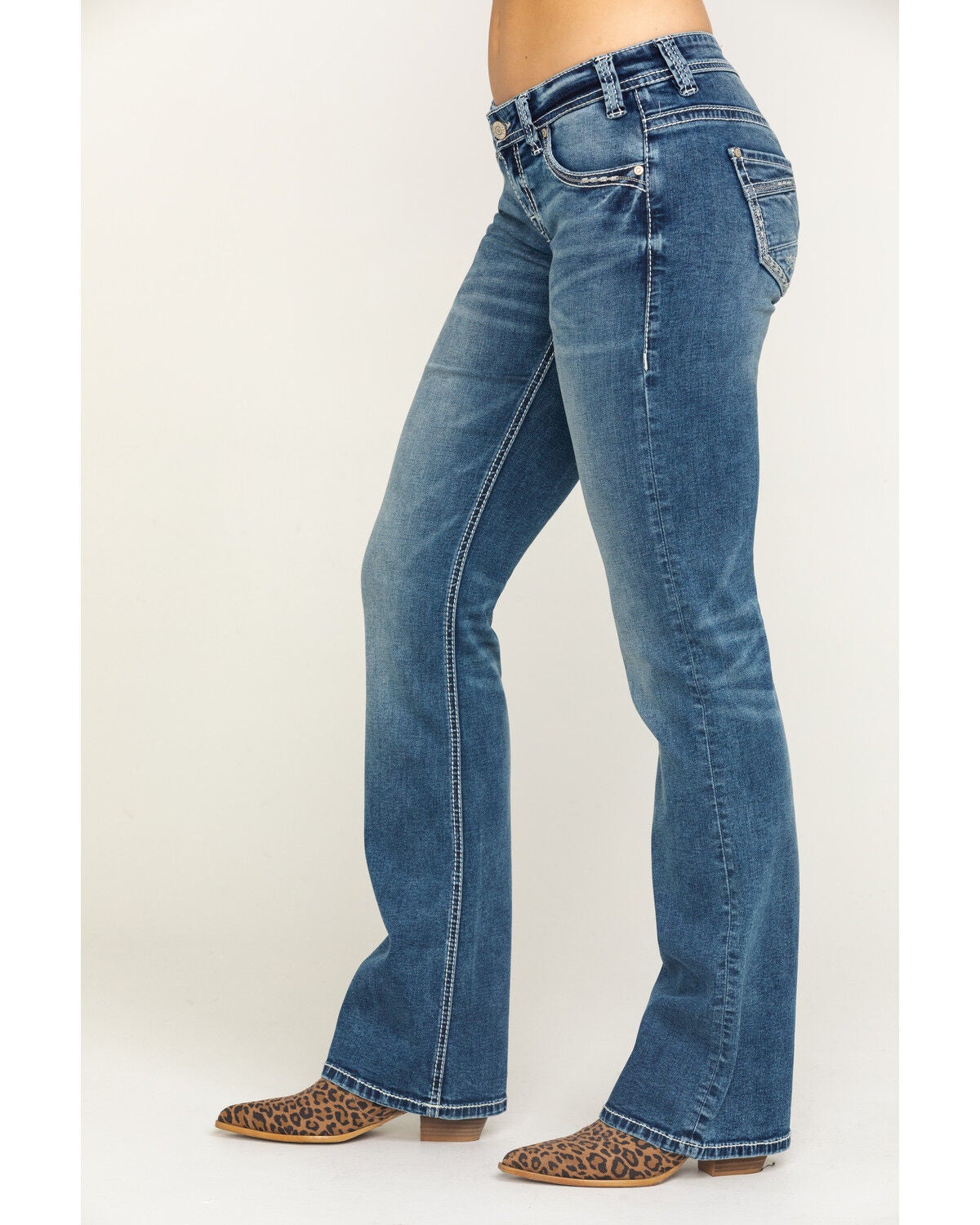 stretch riding jeans