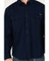 Image #3 - Hawx Men's Long Sleeve Button-Down Work Shirt, Navy, hi-res