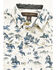 Image #2 - Cody James Toddler Boys' Amos Western Print Short Sleeve Snap Western Shirt, Blue, hi-res