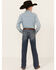 Image #3 - Ariat Boys' B4 Relaxed Bootcut Stretch Denim Jeans, Blue, hi-res