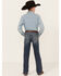 Image #3 - Ariat Boys' B4 Relaxed Bootcut Stretch Denim Jeans , Blue, hi-res