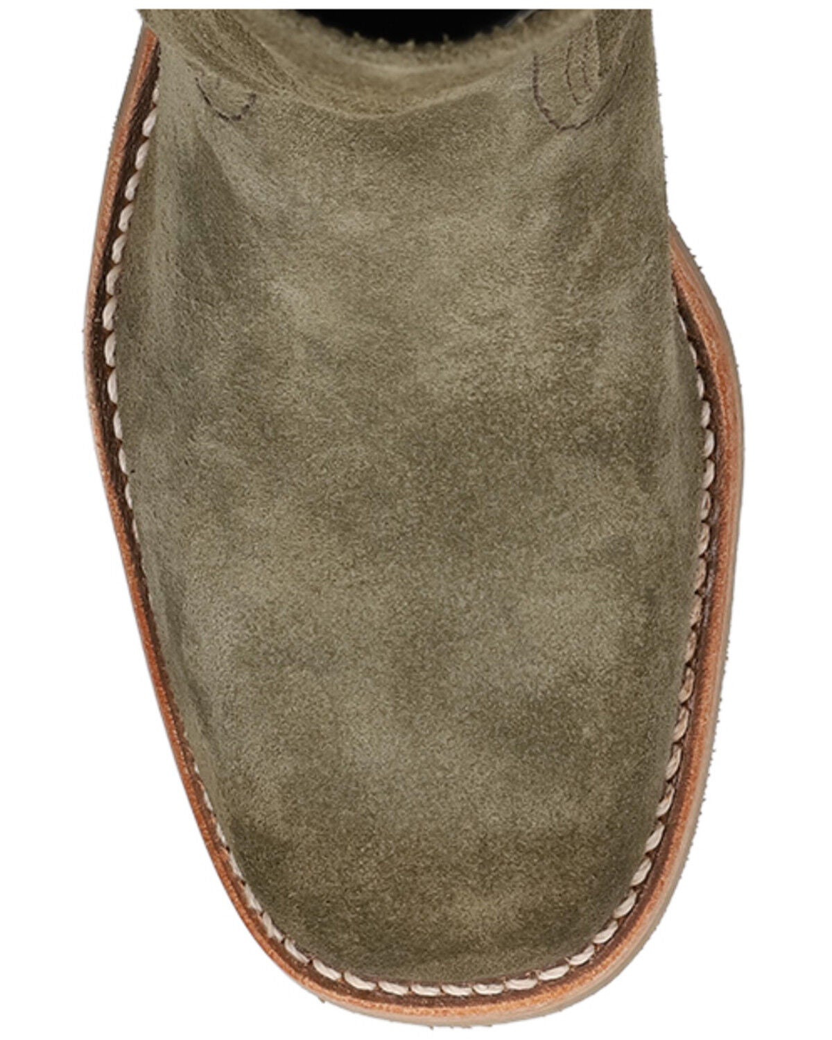 Image #8 - Frye Women's Campus 12R Suede Fashion Boots - Round Toe, Olive, hi-res