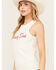 Image #3 - Blended Women's Rhinestone Country Club Graphic Tank , White, hi-res