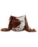 Myra Bag Women's Edgy Cowhide Satchel Bag, Brown, hi-res