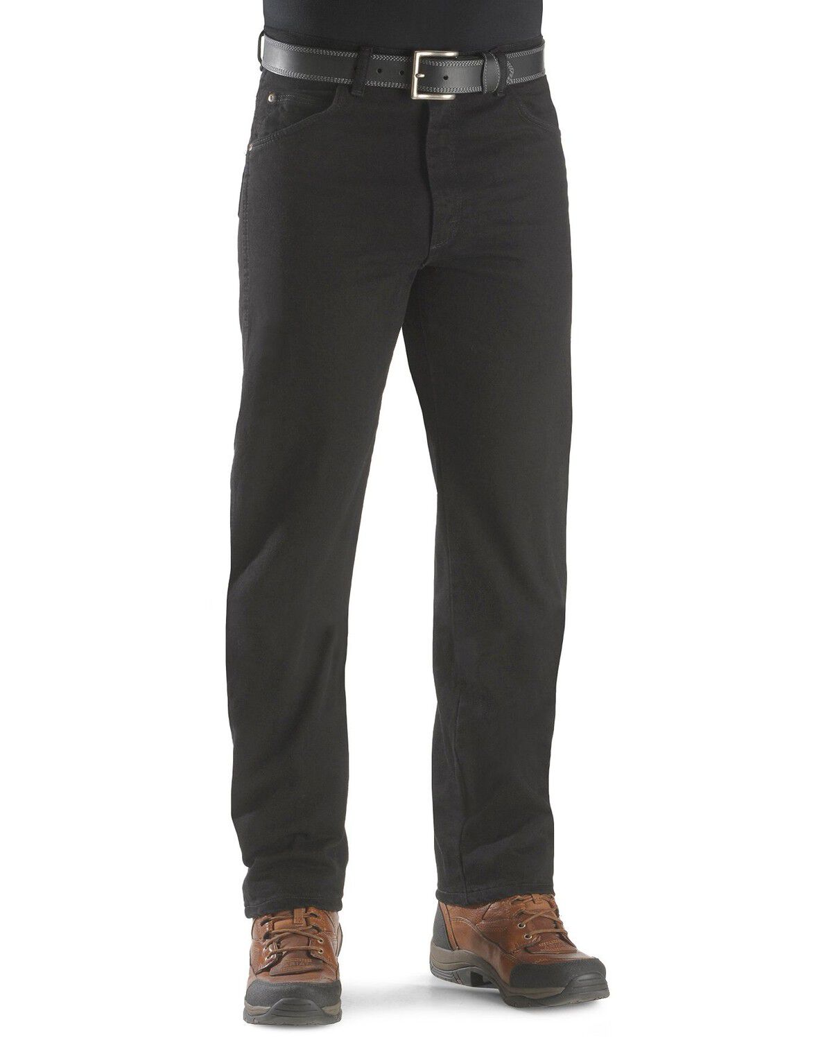 Image #2 - Wrangler Rugged Wear Classic Fit Jeans, Black, hi-res