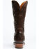 Image #5 - El Dorado Men's Basket Weave Western Boots - Round Toe, Brown, hi-res