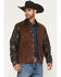 Image #1 - Moonshine Spirit&reg; Men's Brody Color Block Leather Button-Down Jacket, Rust Copper, hi-res