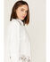 Image #3 - Sidran Women's Studded Moto Leather Jacket, White, hi-res