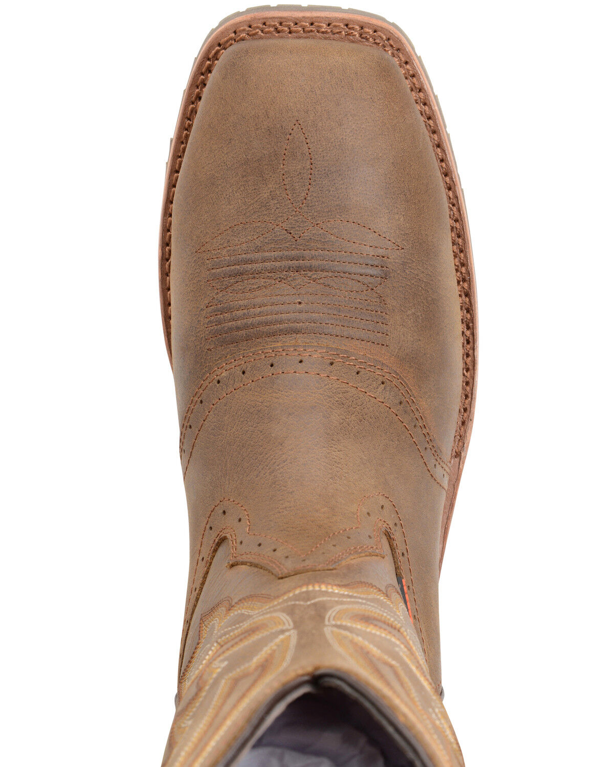 Image #6 - Double H Men's Ice Roper Waterproof Western Work Boots - Composite Toe, Brown, hi-res