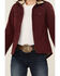 Image #3 - Ariat Women's Solid Performance Softshell Jacket, Maroon, hi-res