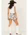 Image #3 - Blue B Women's Cow Print Denim Skort, Multi, hi-res
