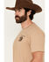 Image #3 - Cody James Men's Desert Skull Short Sleeve Graphic T-Shirt, Sand, hi-res