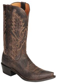 Lucchese Handcrafted 1883 Mad Dog Goat Cowboy Boots - Snip Toe, Chocolate, hi-res