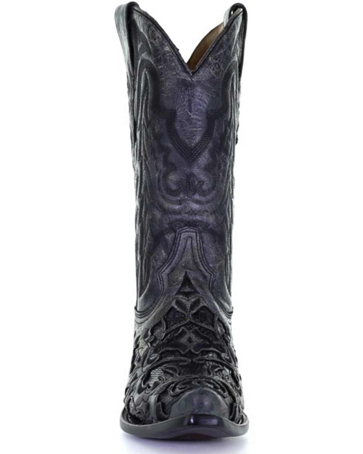 Image #4 - Corral Men's Exotic Alligator Western Boots - Snip Toe, Black, hi-res