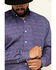 Image #4 - Stetson Men's Classic Medallian Geo Print Long Sleeve Western Shirt , Blue, hi-res