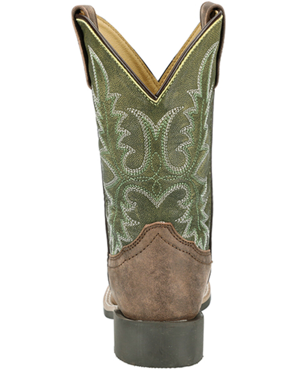 Image #5 - Smoky Mountain Little Boys' Harrison Performance Western Boots - Broad Square Toe, Brown, hi-res