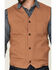Blue Ranchwear Men's Solid Button-Down Duck Canvas Vest , Rust Copper, hi-res
