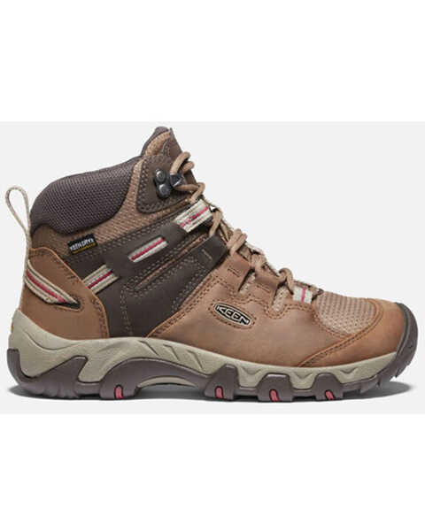 Image #1 - Keen Women's Steens Full-Grain Waterproof Hiking Boot , Brown, hi-res