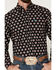 Image #3 - Ariat Men's Kasey Geometric Southwestern Print Long Sleeve Button-Down Western Shirt, Black, hi-res