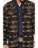 Image #3 - Panhandle Slim Men's Jicarilla Southwestern Print Berber Jacket, Charcoal, hi-res