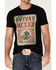 Southern Sierra Men's Black Viva Mexico Graphic Short Sleeve T-Shirt , Black, hi-res