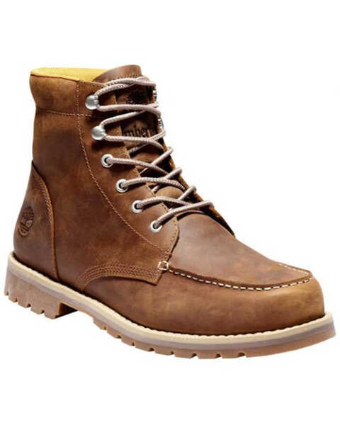 Timberland Men's Redwood Falls Waterproof Moc Boots - Soft Toe , Rust Copper, hi-res