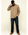 Ariat Men's Khaki Rebar Made Tough Durastretch Long Sleeve Work Shirt , Beige/khaki, hi-res