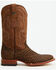 Image #2 - Tanner Mark Men's Basketweave Western Boots - Broad Square Toe, Honey, hi-res