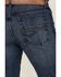 Image #4 - RANK 45® Men's Unbroken Medium Dark Wash Stretch Stackable Straight Jeans, Dark Medium Wash, hi-res