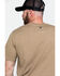 Image #5 - Hawx Men's Pocket Crew Short Sleeve Work T-Shirt - Tall , Tan, hi-res
