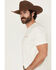 Image #3 - Wrangler Men's Boot Barn Exclusive Roping Logo Short Sleeve Graphic T-Shirt, Off White, hi-res