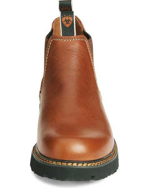 Image #5 - Ariat Men's Spot Hog Boots - Round Toe, Chestnut, hi-res