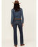 Image #3 - Wrangler Women's Lacey Dark Wash High Rise Bootcut Stretch Denim Jeans, Dark Wash, hi-res