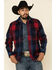 Pendleton Men's Navy Heston Button-Front Wool Shirt Jacket , Navy, hi-res