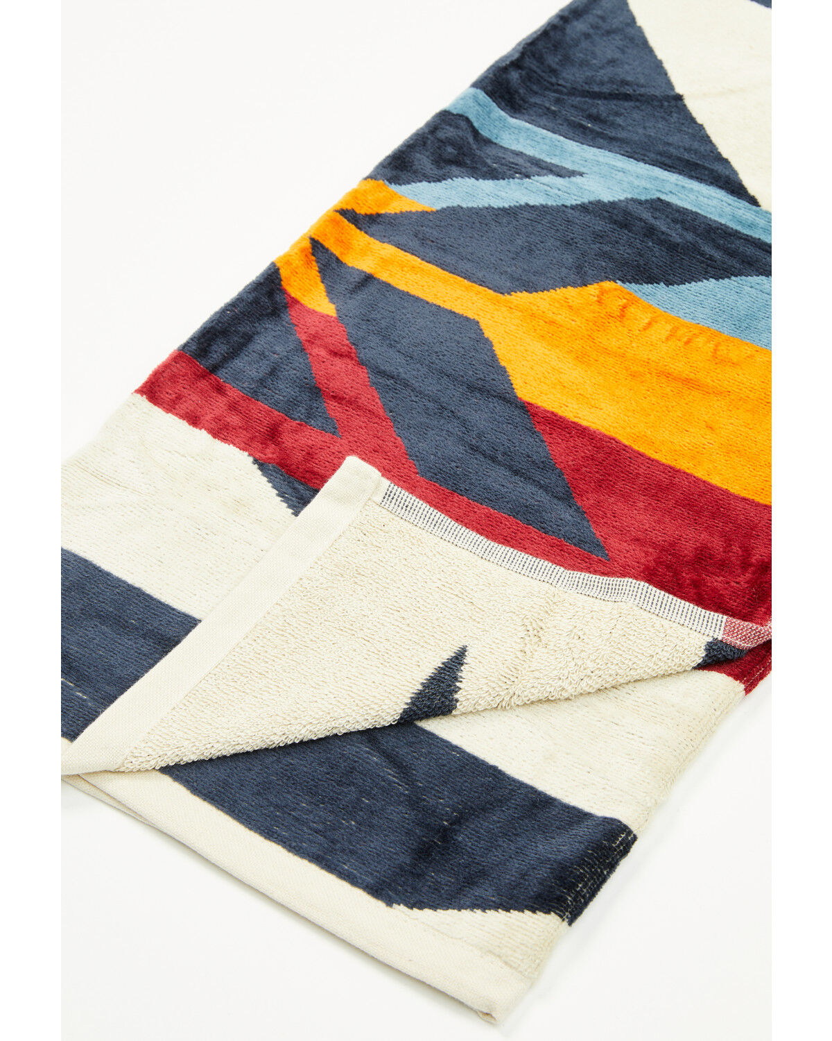 Image #4 - Boot Barn Southwestern Print Beach Towel, Ivory, hi-res
