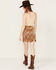 Image #3 - Miss Me Women's Sequins Zig Zag Hem Mini Skirt , Rust Copper, hi-res