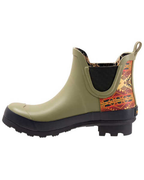 Image #3 - Pendleton Women's Journey West Chelsea Rain Boots - Round Toe, Moss Green, hi-res