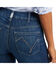 Ariat Women's R.E.A.L Perfect Rise Stretch Abby Straight Mackenzie Jeans, Blue, hi-res