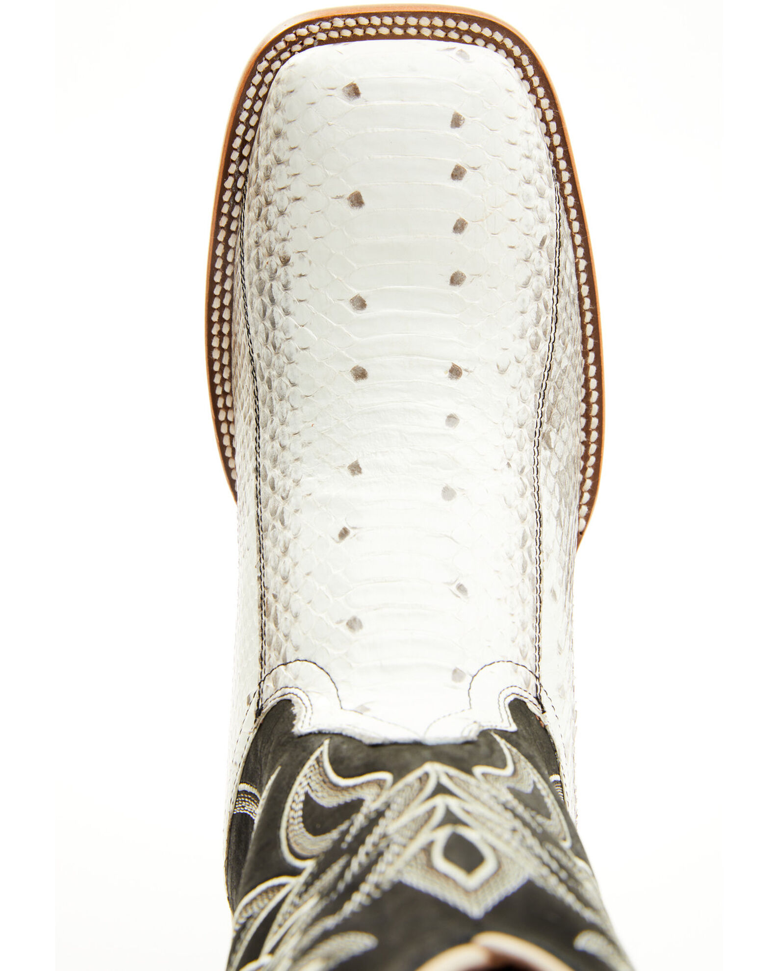 Product Name: Cody James Men's Exotic Water Snake Back Cut Western Boots -  Broad Square Toe