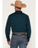 Image #4 - Gibson Trading Co Men's Basic Solid Long Sleeve Pearl Snap Western Shirt - Tall, Dark Teal, hi-res