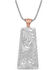 Image #2 - Montana Silversmiths Women's American Legends Tablet Necklace, Silver, hi-res