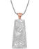 Image #2 - Montana Silversmiths Women's American Legends Tablet Necklace, Silver, hi-res