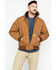 Image #1 - Carhartt Quilted Flannel-Lined Duck Active Jacket, Carhartt Brown, hi-res