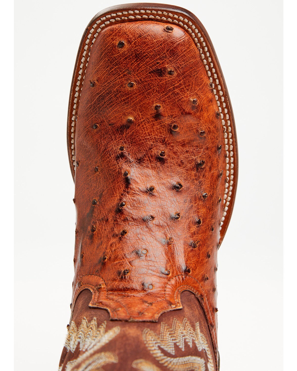 Image #6 - Cody James Men's Montana Exotic Caiman Western Boots - Broad Square Toe, Cognac, hi-res
