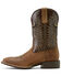 Image #2 - Ariat Men's Sport Steer Skull Performance Western Boots - Broad Square Toe, Tan, hi-res