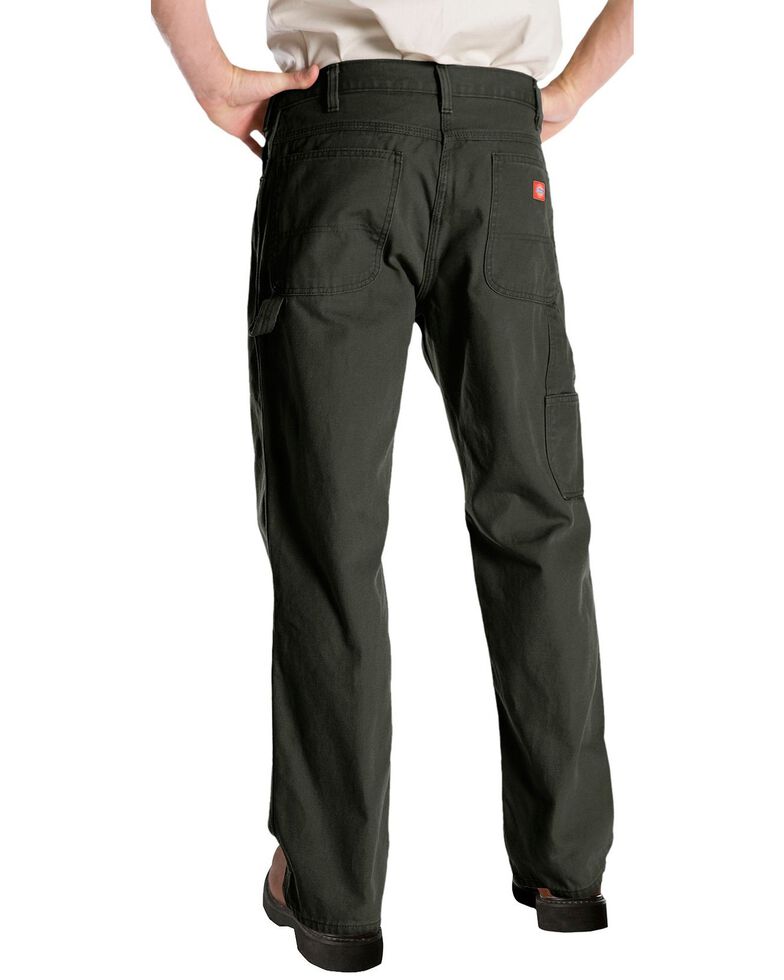 Dickies Duck Twill Work Jeans, Moss, hi-res