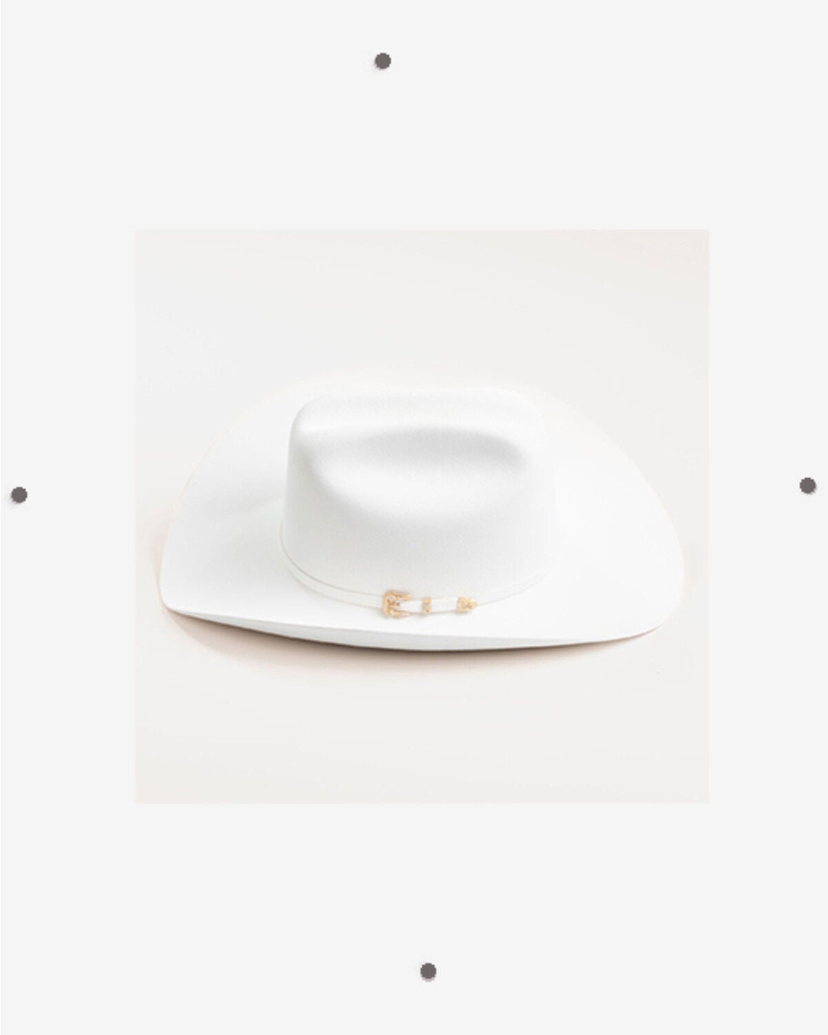 Image #2 - Larry Mahan Opulento 30X Felt Cowboy Hat, White, hi-res