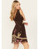 Image #3 - Shyanne Women's Embroidered Tulle Dress, Chocolate, hi-res