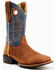 Image #1 - RANK 45® Men's Warrior Xero Gravity Performance Western Boots - Broad Square Toe, Blue, hi-res