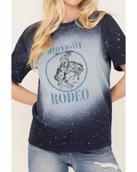 Idyllwind Women's Midnight Rodeo Oversized Graphic Trustie Tee, Blue, hi-res